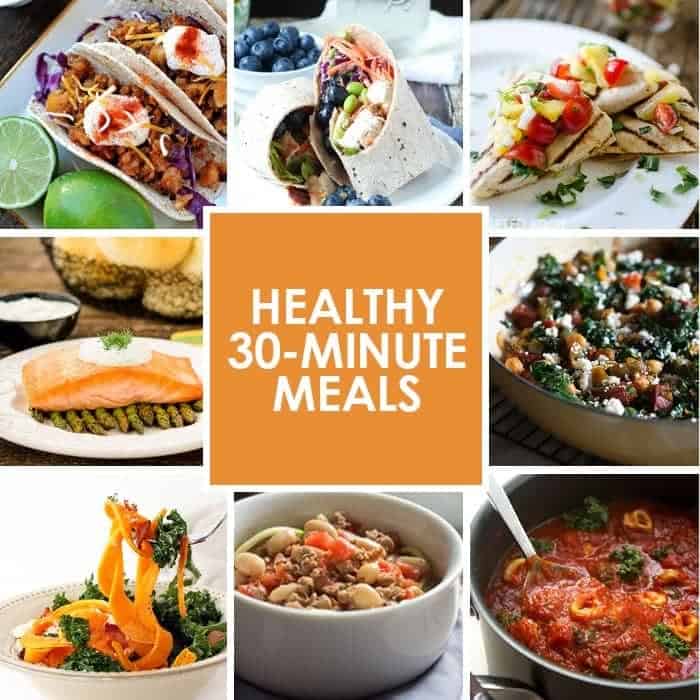 Quick and nutritious recipes that can be prepared in just 30 minutes.