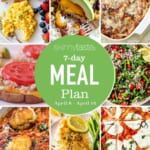 Free 7 Day Healthy Meal Plan (April 8-14)